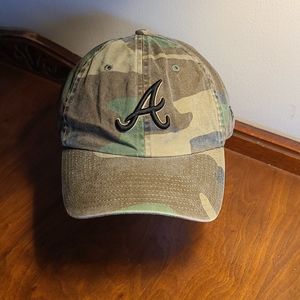 Atlanta Braves New Era Adjustable Camouflage hat